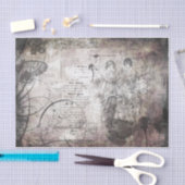 Papier Mousseline Dames en découpage gris (Artisanat)