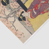 Papier Mousseline DAMES JAPONAISES AVEC BLOSSOM DE FROMAGE Papier Ti (Détail)