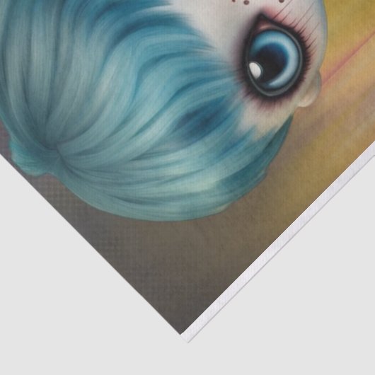 Papier Mousseline Damien, Poupée Déplaisante, Frère d'Agatha (Détail)