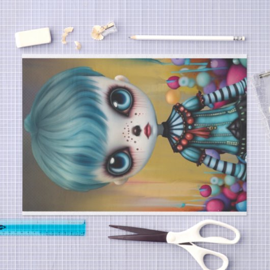 Papier Mousseline Damien, Poupée Déplaisante, Frère d'Agatha (Artisanat)