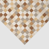 Papier Mousseline Damier (Détail)