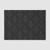 Papier Mousseline Damier gothique noir (Recto)