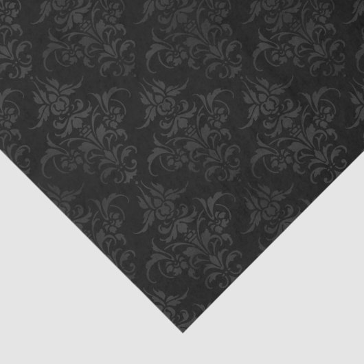 Papier Mousseline Damier gothique noir (Détail)