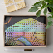 Papier Mousseline Dance Music Dancer Decoupage (Cadeau)