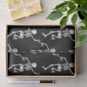Papier Mousseline Dancing Skeleton (Cadeau)