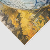 Papier Mousseline Dandelion Globe (Détail)