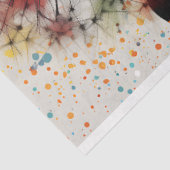 Papier Mousseline Dandelion Harmony dans le découpage de fleurs (Détail)