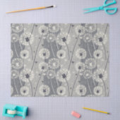 Papier Mousseline Dandelion monochrome moderne (Artisanat)