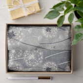 Papier Mousseline Dandelion monochrome moderne (Cadeau)