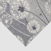 Papier Mousseline Dandelion monochrome moderne (Détail)