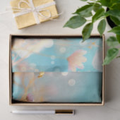 Papier Mousseline Dandelion Peach White Decoupage (Cadeau)