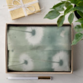 Papier Mousseline Dandelion vert Horizons délicats Découpage Imprime (Cadeau)