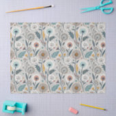 Papier Mousseline Dandelion Whimsical & Floral Folal Art sans coutur (Artisanat)