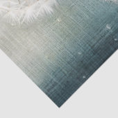 Papier Mousseline Dandelions brodés, Puffy et magique (Détail)