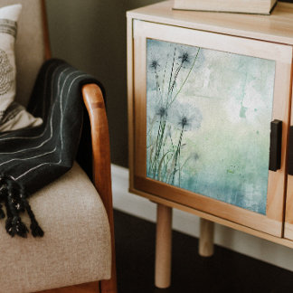 Papier Mousseline Dandelions dans une page de découpage à la brume b
