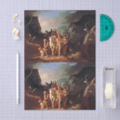 Papier Mousseline Daniel Boone escortant des colons (Artisanat)