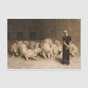 Papier Mousseline Daniel in the Lions Den, 1875 par Briton Riviere