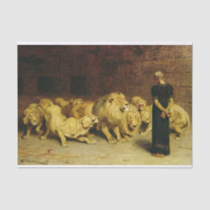 Papier Mousseline Daniel in the Lions' Den par Briton Riviere