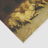 Papier Mousseline Daniel in the Lions' Den par Briton Riviere (Détail)