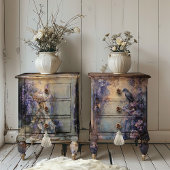 Papier Mousseline Dans la Wisteria, pleine longueur Ethereal Portrai