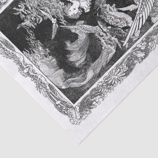 Papier Mousseline Dans les nuages (Détail)