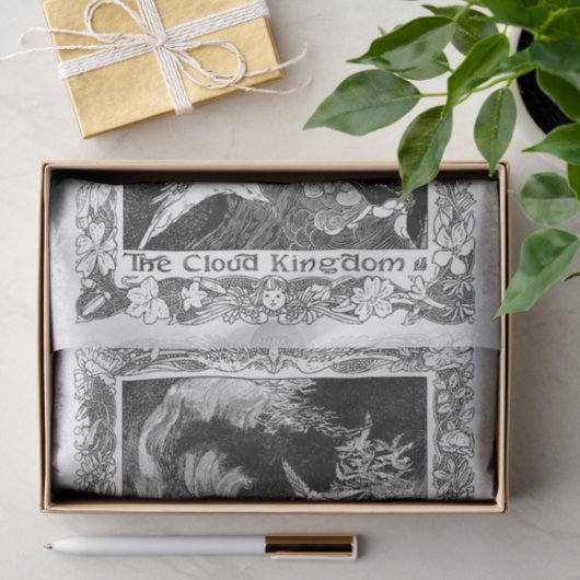 Papier Mousseline Dans les nuages (Cadeau)