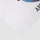 Papier Mousseline Dans mon ère d'éclipse solaire 2024 (Détail)