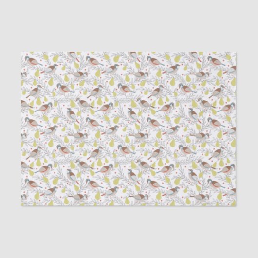 Papier Mousseline Dans un poirier (Recto)