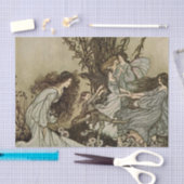 Papier Mousseline « Danse avec les fées » d'Arthur Rackham (Artisanat)