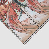 Papier Mousseline Danse d'Alfons Mucha 1898 (Détail)