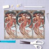 Papier Mousseline Danse d'Alfons Mucha 1898 (Artisanat)