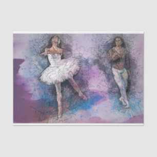 Papier Mousseline Danse de ballet d'art 22 Découpage