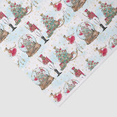 Papier Mousseline Danse de ballon de cétacés afro-américains blanc (Détail)