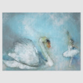 Papier Mousseline Danse des cygnes Découpage (Recto)