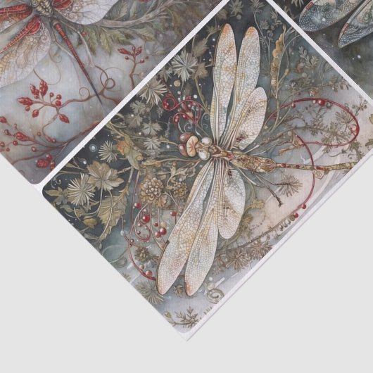 Papier Mousseline Danse des dragons (Détail)