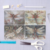 Papier Mousseline Danse des dragons (Artisanat)