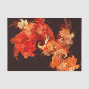 Papier Mousseline Danse Feux d'artifice Art Abstrait