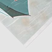 Papier Mousseline Danse hippique Whimsical dans la pluie découpage (Détail)