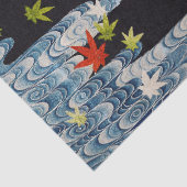 Papier Mousseline DANSE KIMONO, EAU COURANTE, CHUTE FEUILLE Florale (Détail)