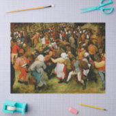 Papier Mousseline Danse Mariage de Bruegel l'Ancien (Artisanat)