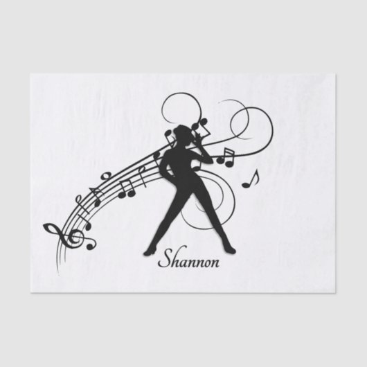 Papier Mousseline Danse moderne (Recto)