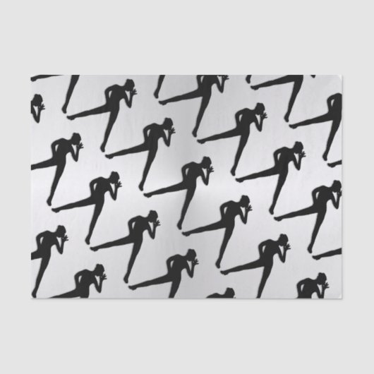 Papier Mousseline Danse moderne Silver (Recto)