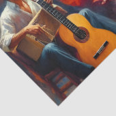 Papier Mousseline Danser flamenco Ephémère Mobilier Découpage (Détail)