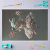 Papier Mousseline Danser Whimsical Frog Decoupage (Artisanat)