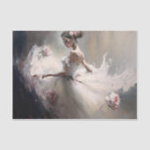 Papier Mousseline Danses avec les rose (Recto)