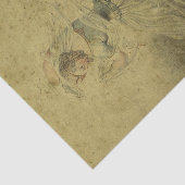 Papier Mousseline Danseur Ephemera vintage (Détail)