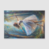 Papier Mousseline Danseur Éthéré Découpe (Recto)