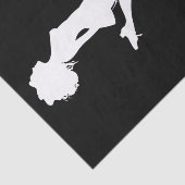 Papier Mousseline Danseur irlandais hard Shoe noir et blanc danse (Détail)