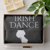 Papier Mousseline Danseur irlandais hard Shoe noir et blanc danse (Cadeau)