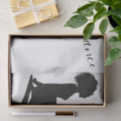 Papier Mousseline Danseur irlandais Soft Shoe Black White Dance (Cadeau)